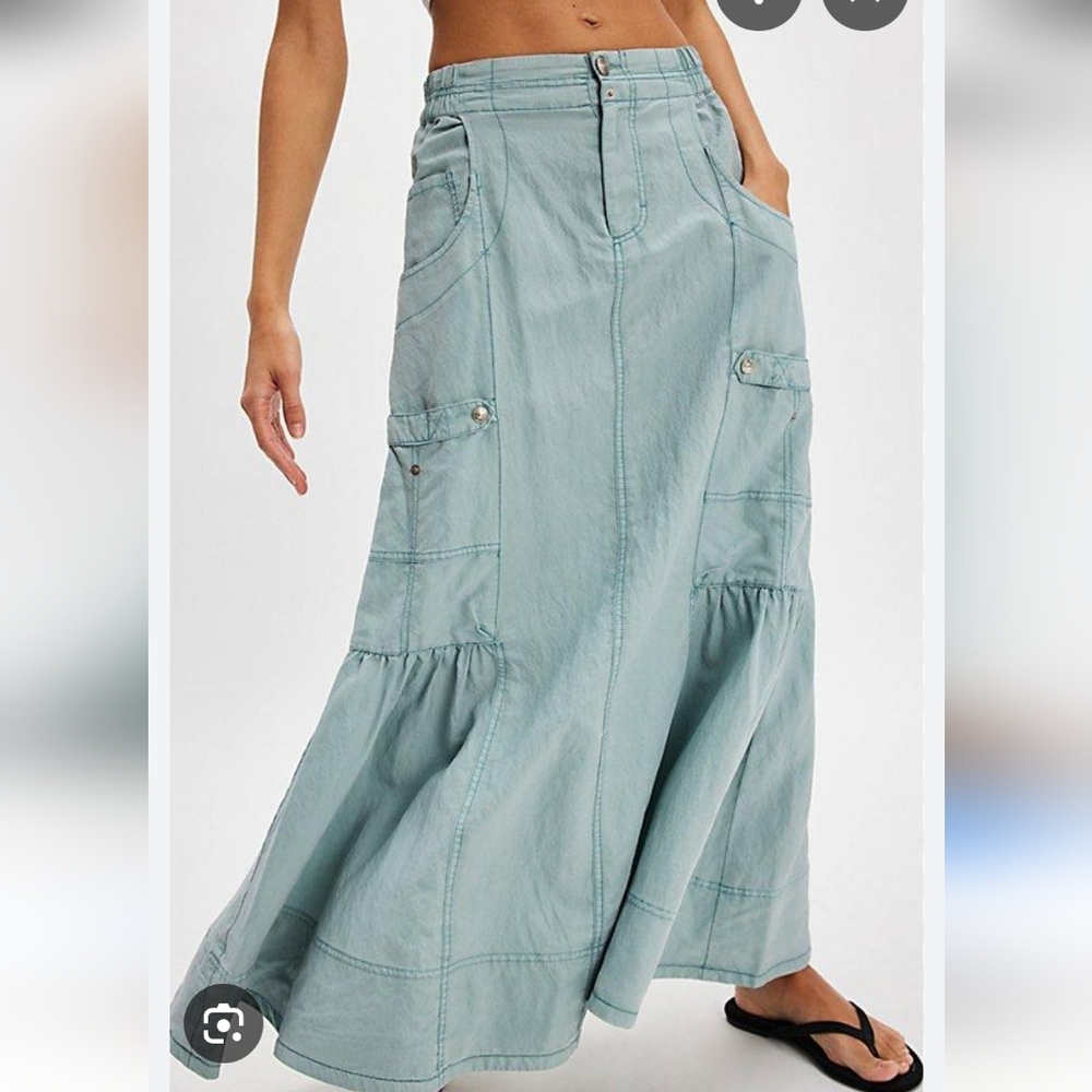 Free People Rough Riding Skirt - Picture 4 of 6